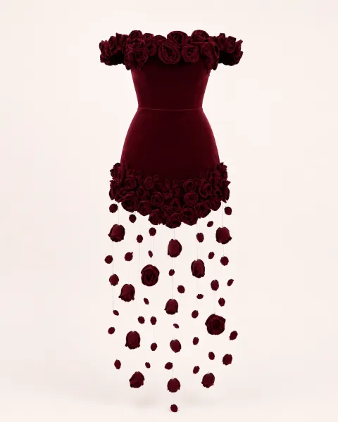 Velours aux Roses Tombées