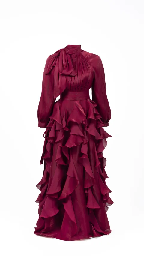 Serene Noor burgundy